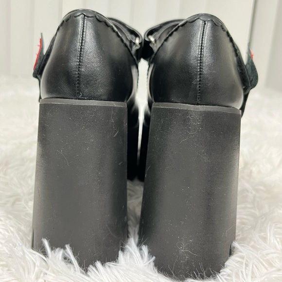 DOLLS KILL x HELLO KITTY Precious Present Faux Leather Platform Mary Janes Black - Picture 5 of 16